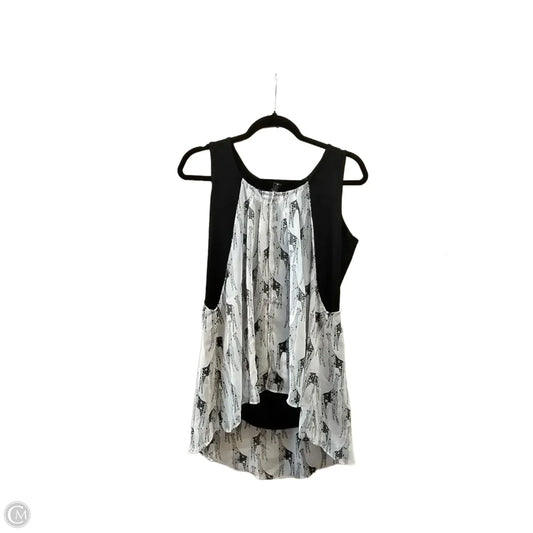 Blouse Sleeveless By Alfani In Animal Print, Size: M