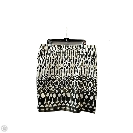 Skirt Midi By Elie Tahari In Green & White, Size: 22