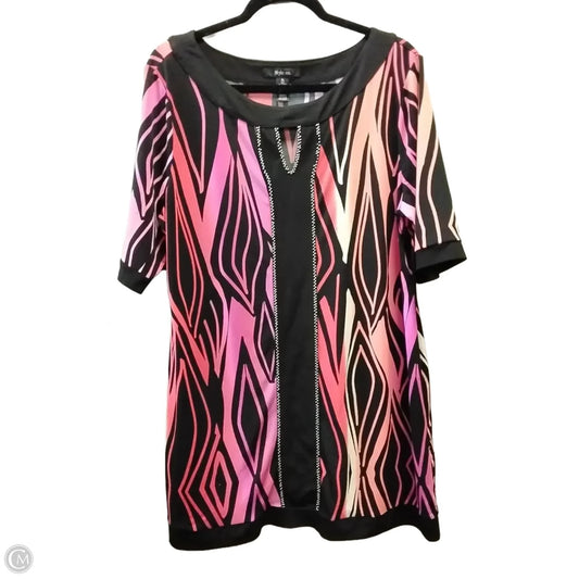 Blouse Long Sleeve By Style And Company In Multi-colored, Size: Xl