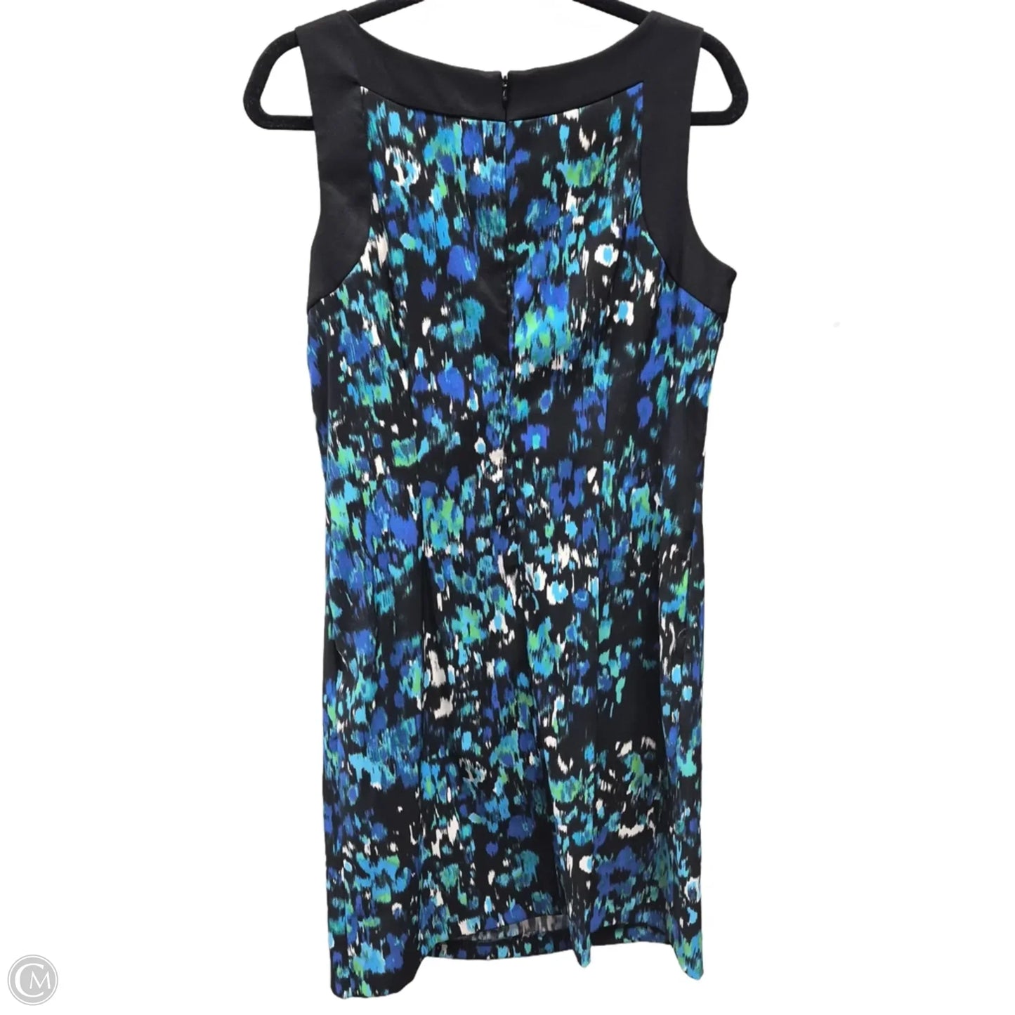 Dress Casual Midi By Ab Studio In Blue & Green, Size: 12