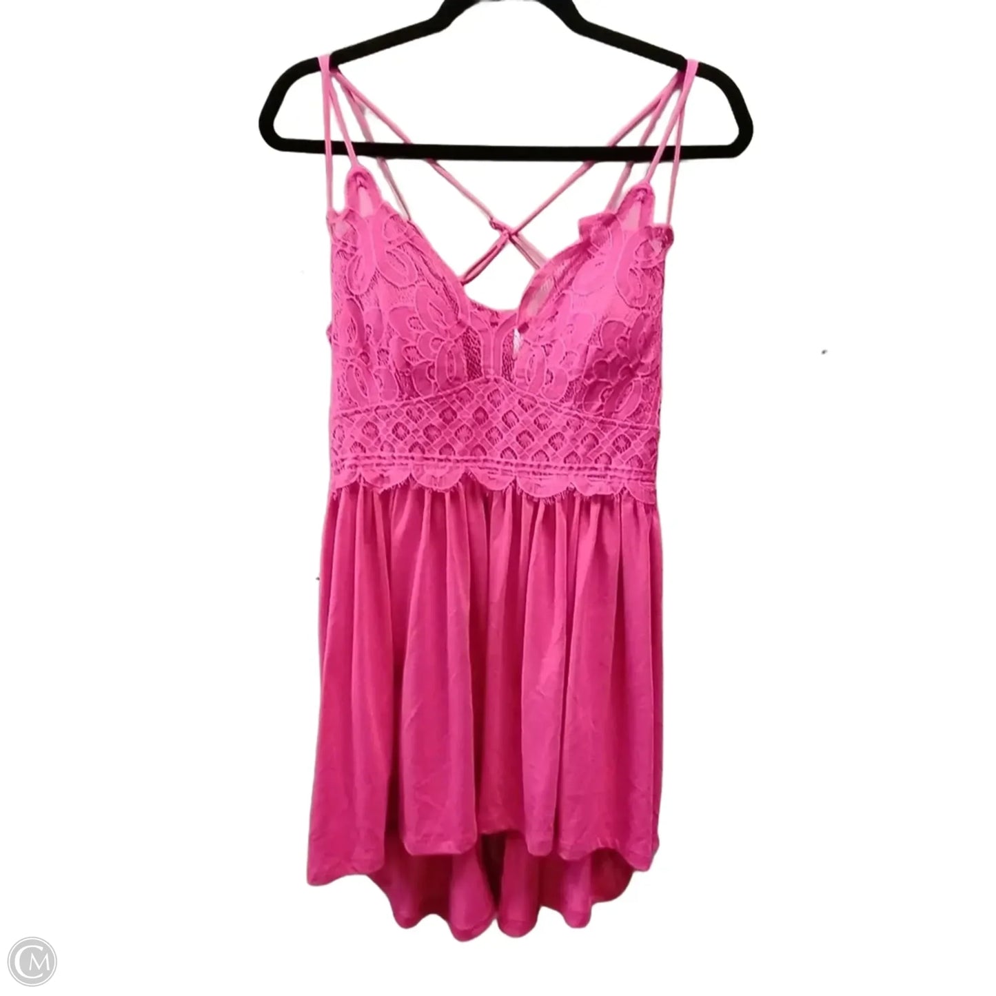 Dress Party Short By Zenana In Pink, Size: 3x