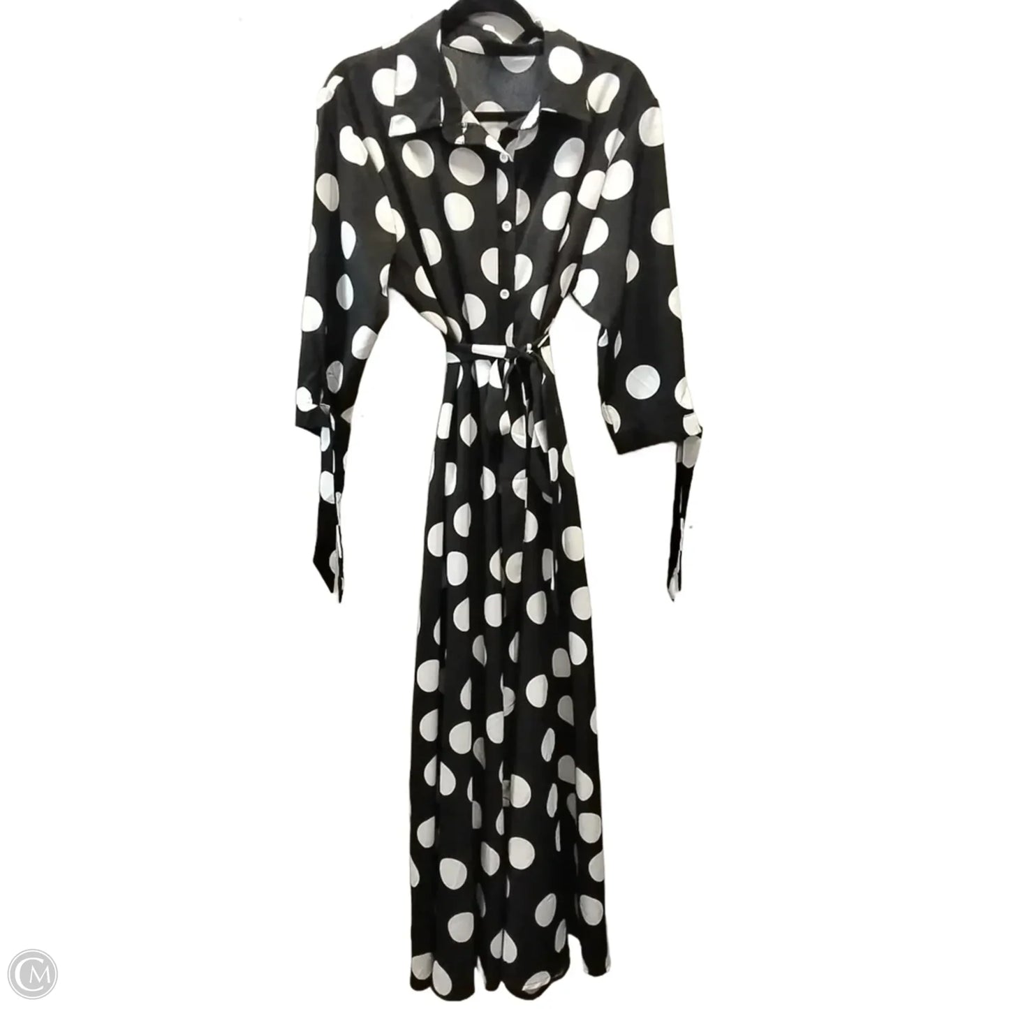 Dress Casual Maxi By Clothes Mentor In Polkadot Pattern, Size: Xl