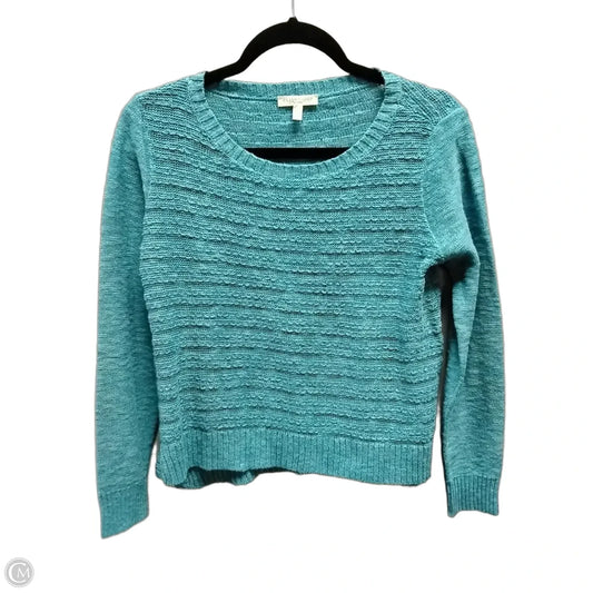 Blouse Long Sleeve By Eileen Fisher In Blue, Size: Sp