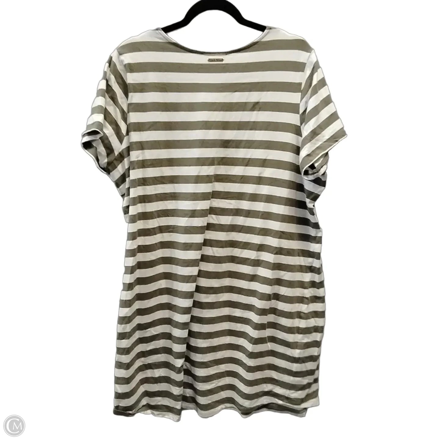 Dress Casual Midi By Michael By Michael Kors In Striped Pattern, Size: 2x