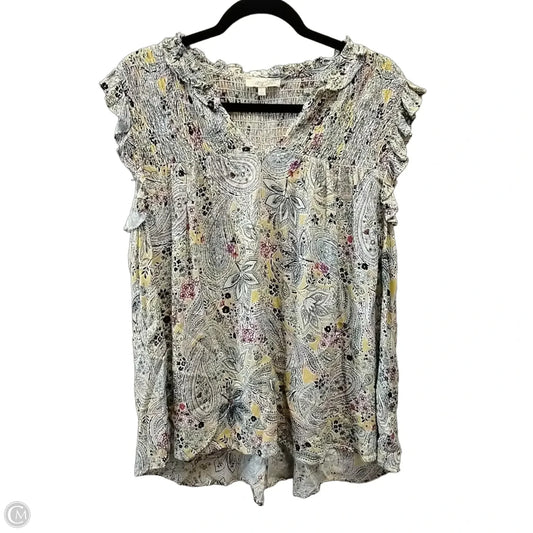 Blouse Sleeveless By Mystree In Multi-colored, Size: L