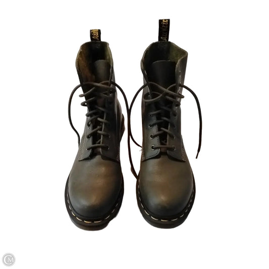 Boots Combat By Dr Martens In Grey, Size: 10