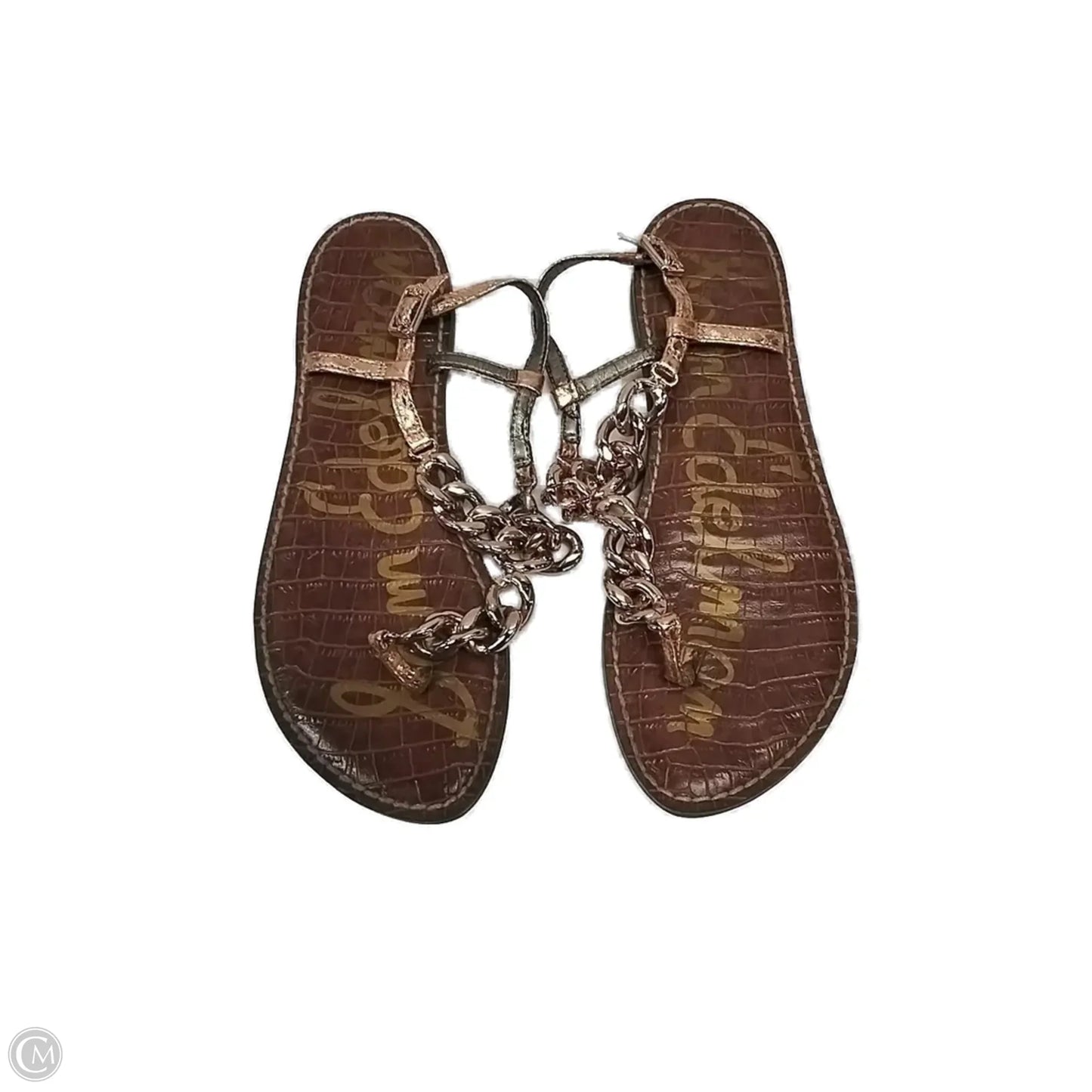 Sandals Flats By Sam Edelman In Copper, Size: 6.5