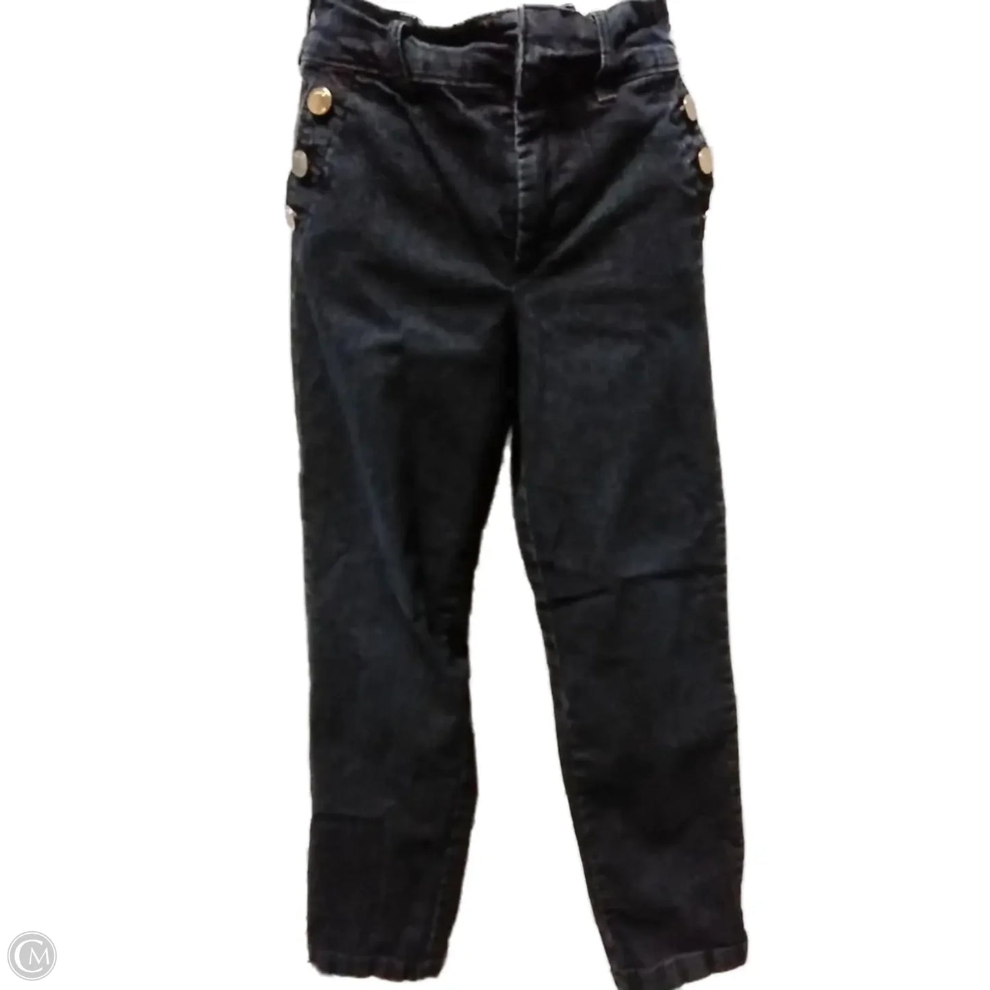 Jeans Straight By Anne Klein In Blue Denim, Size: 4