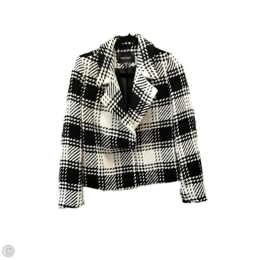 Blazer By Karen Kane In Black & White, Size: Xs