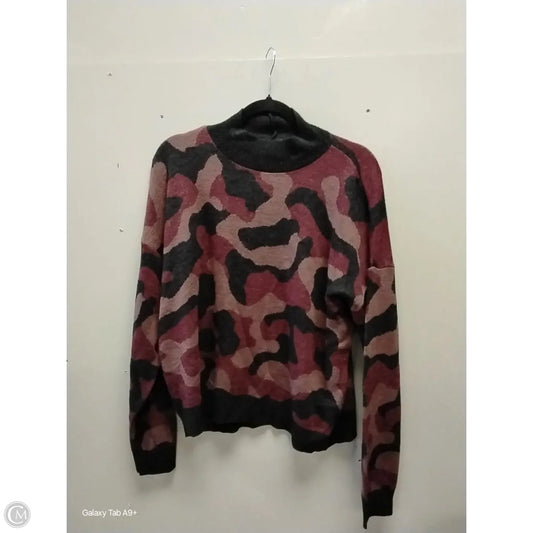 Sweater By Time And Tru In Camouflage Print, Size: Xl