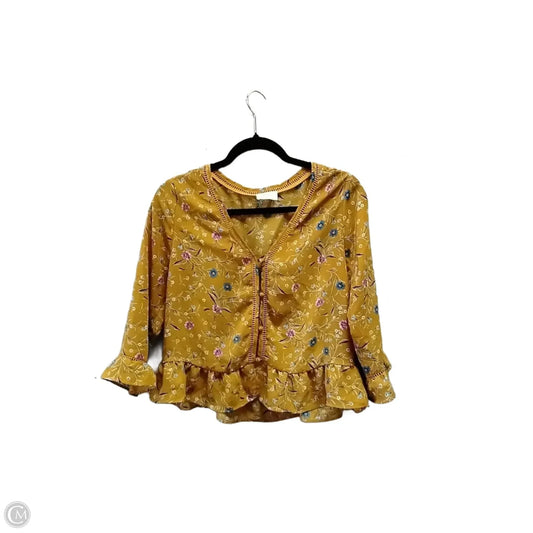 Top Long Sleeve By Sienna Sky In Floral Print, Size: M