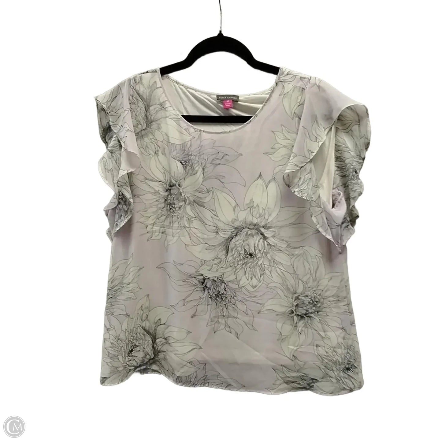 Blouse Sleeveless By Vince Camuto In Floral Print, Size: M