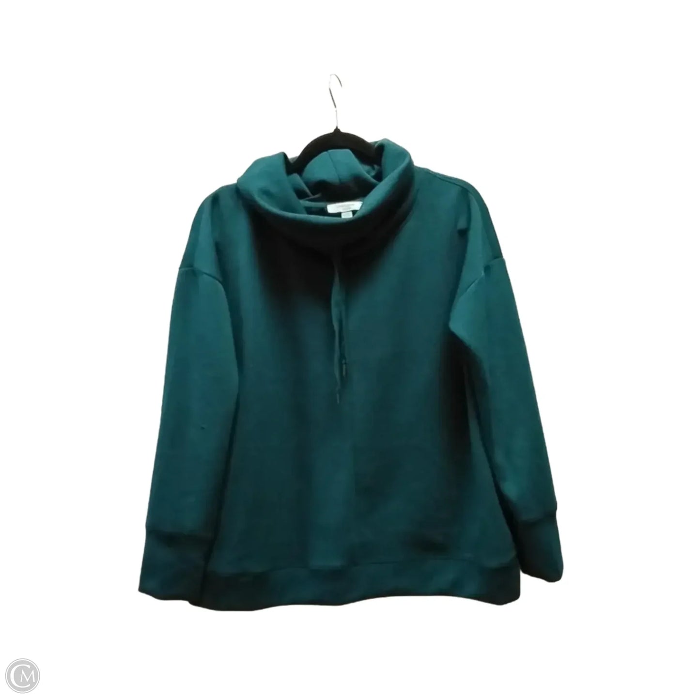 Sweatshirt Collar By Cable And Gauge In Green, Size: M