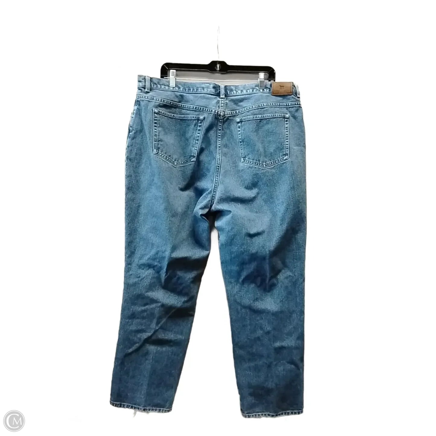 Jeans Boot Cut By Lauren By Ralph Lauren In Blue Denim, Size: 20w