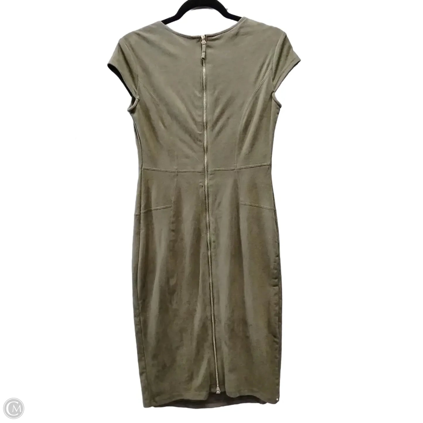 Dress Casual Midi By Cato In Green, Size: 4