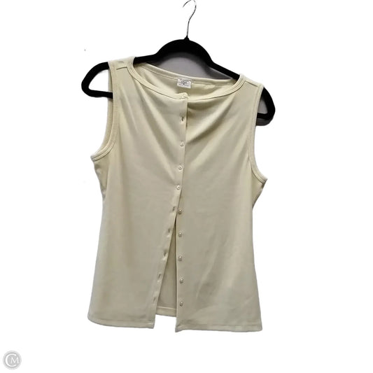 Top Sleeveless Basic By Abercrombie And Fitch In Yellow, Size: M