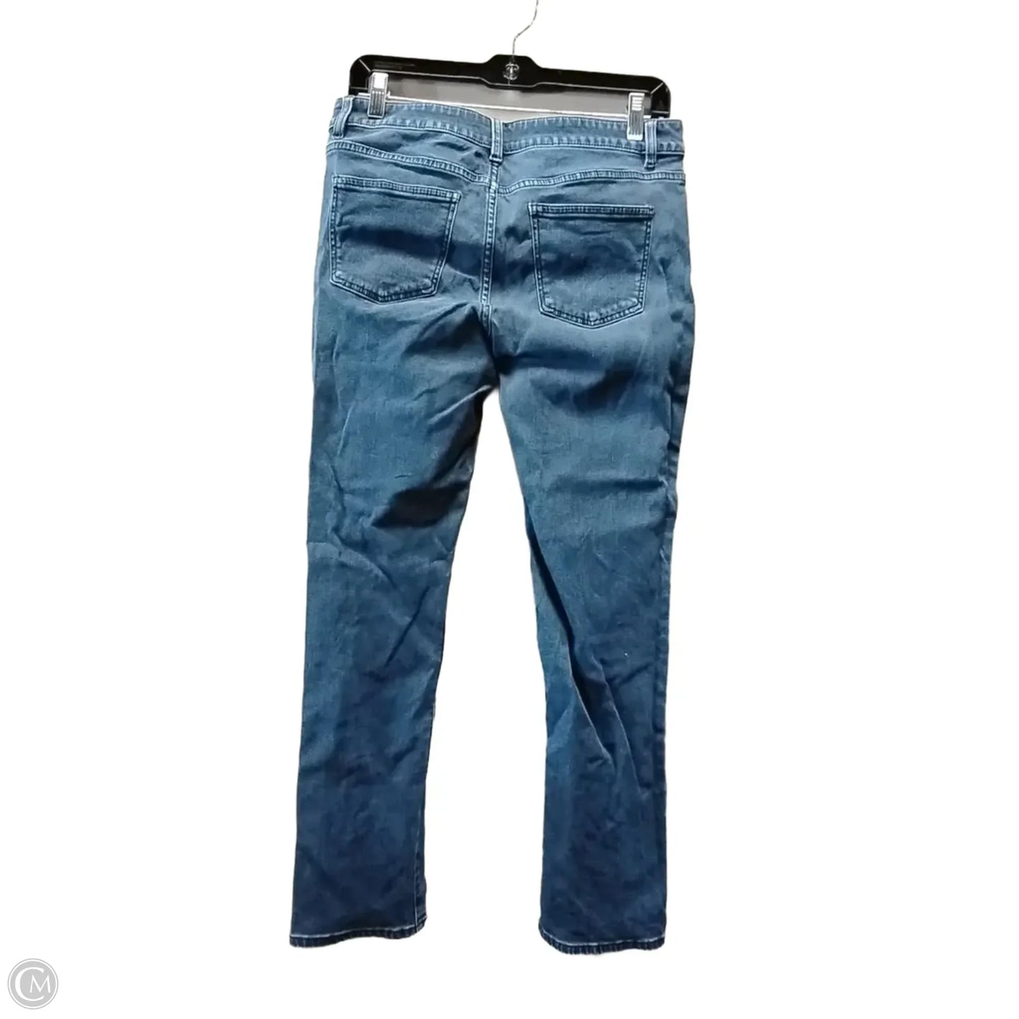 Jeans Straight By Talbots In Blue Denim, Size: 8p