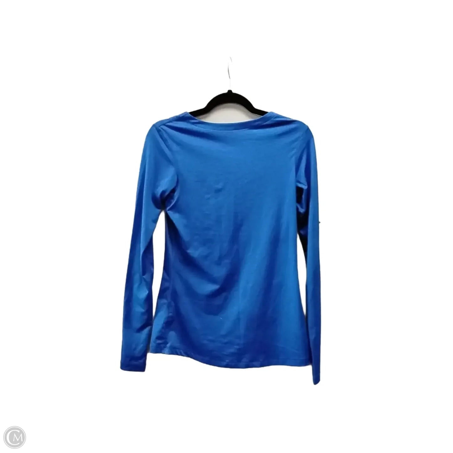 Athletic Top Long Sleeve Crewneck By Nike Apparel In Blue, Size: M