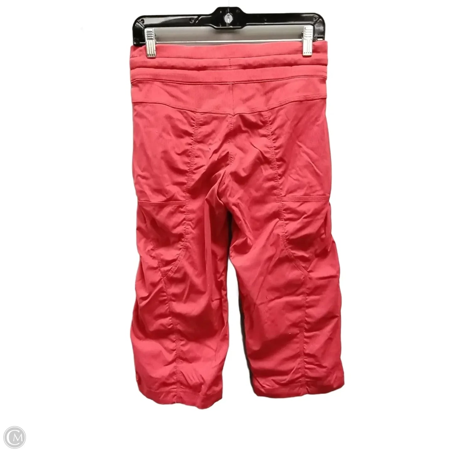 Athletic Capris By Lululemon In Orange, Size: S