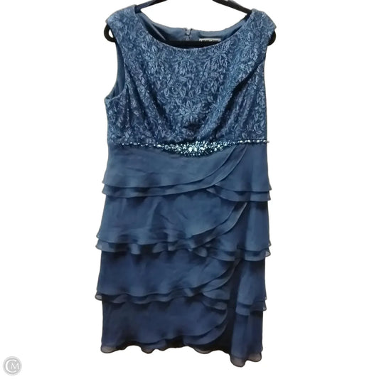Dress Party Midi By Jessica Howard In Navy, Size: 16
