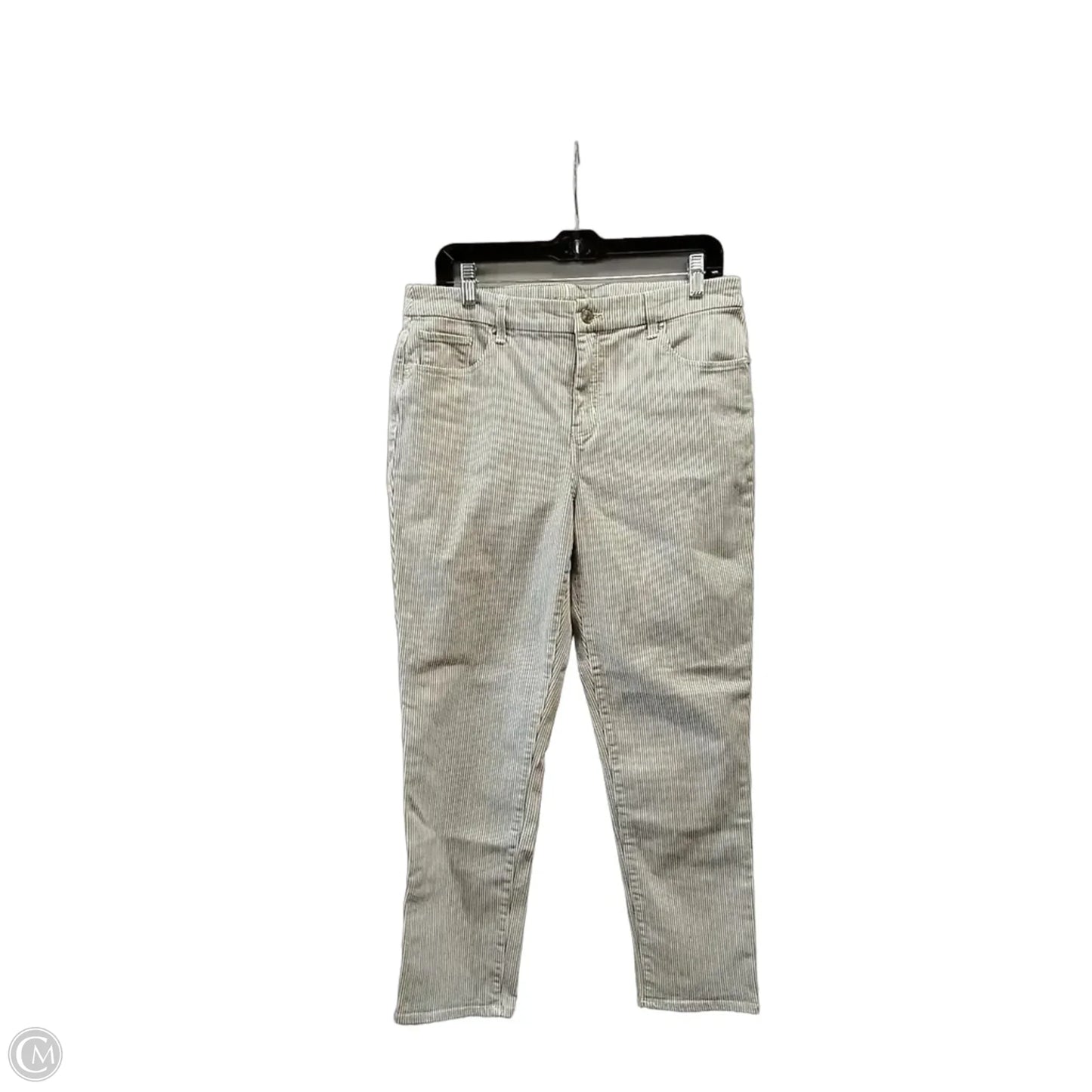 Pants Chinos & Khakis By Chicos In Striped Pattern, Size: 10