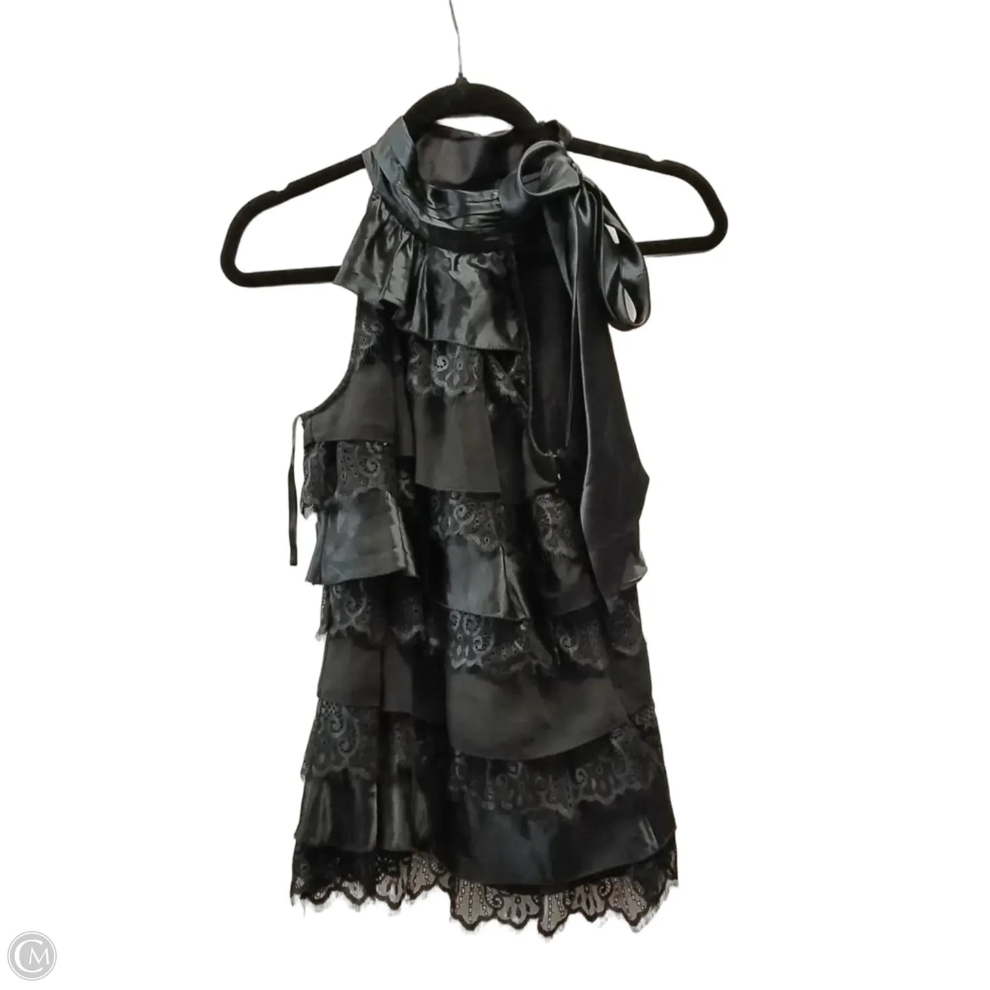 Blouse Sleeveless By White House Black Market In Black, Size: Xs