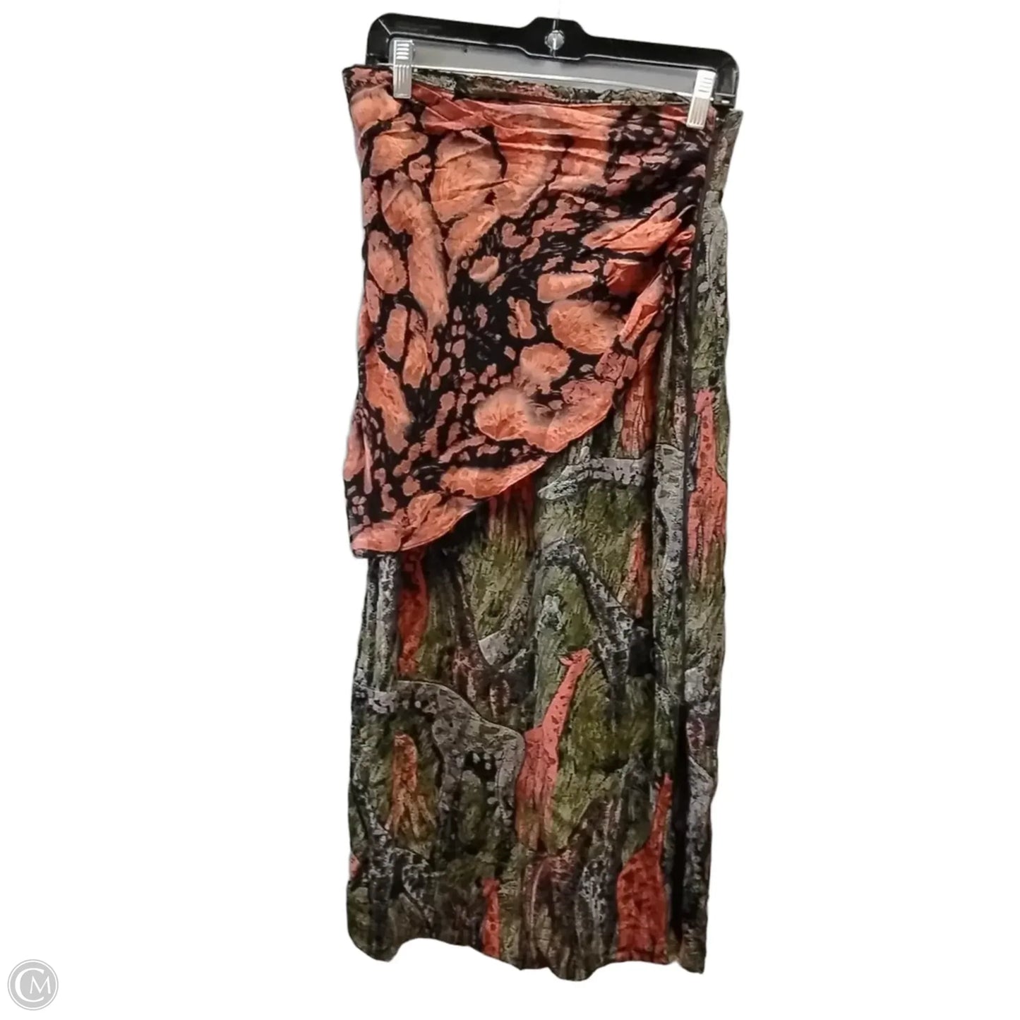 Skirt Maxi By Platinum In Animal Print, Size: 12