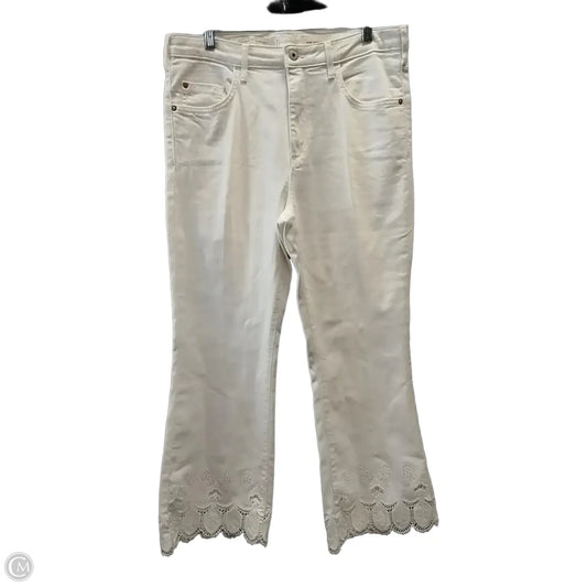 Pants Wide Leg By Pilcro In White, Size: 12