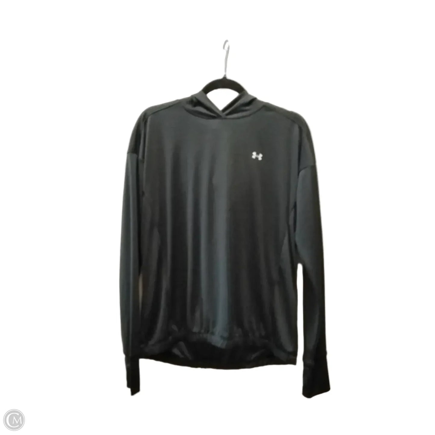 Athletic Sweatshirt Hoodie By Under Armour In Black, Size: M