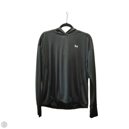Athletic Sweatshirt Hoodie By Under Armour In Black, Size: M