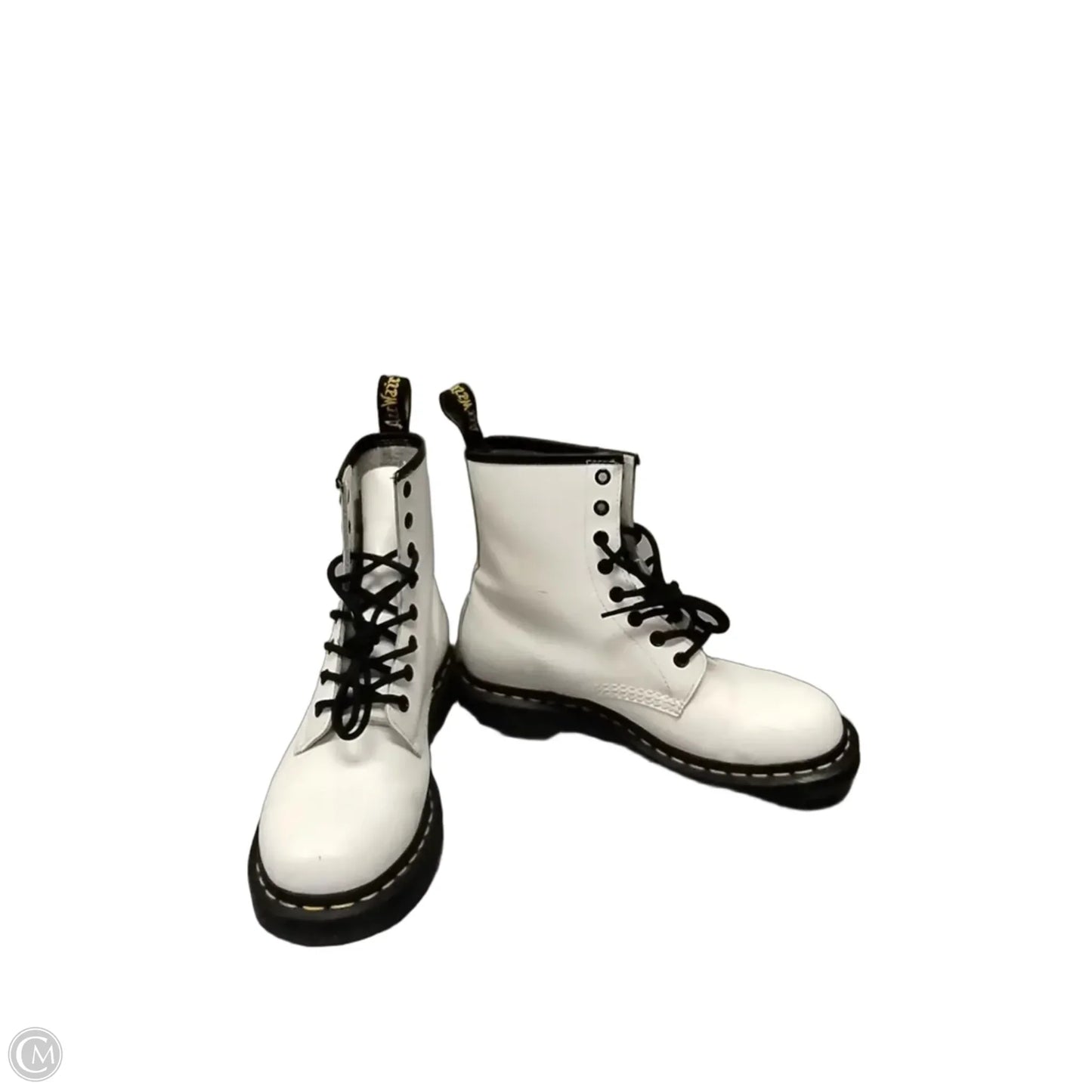 Boots Ankle Flats By Dr Martens In White, Size: 8