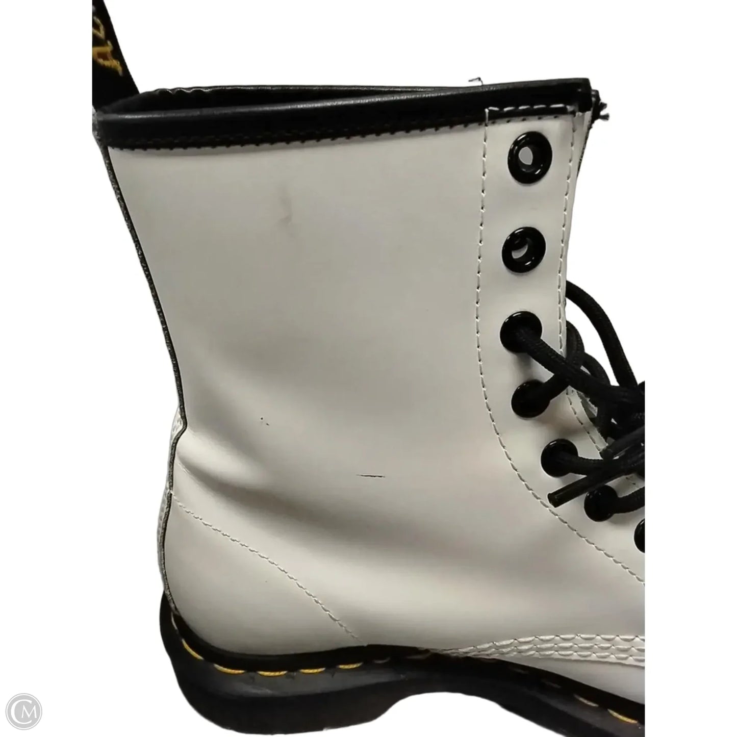 Boots Ankle Flats By Dr Martens In White, Size: 8
