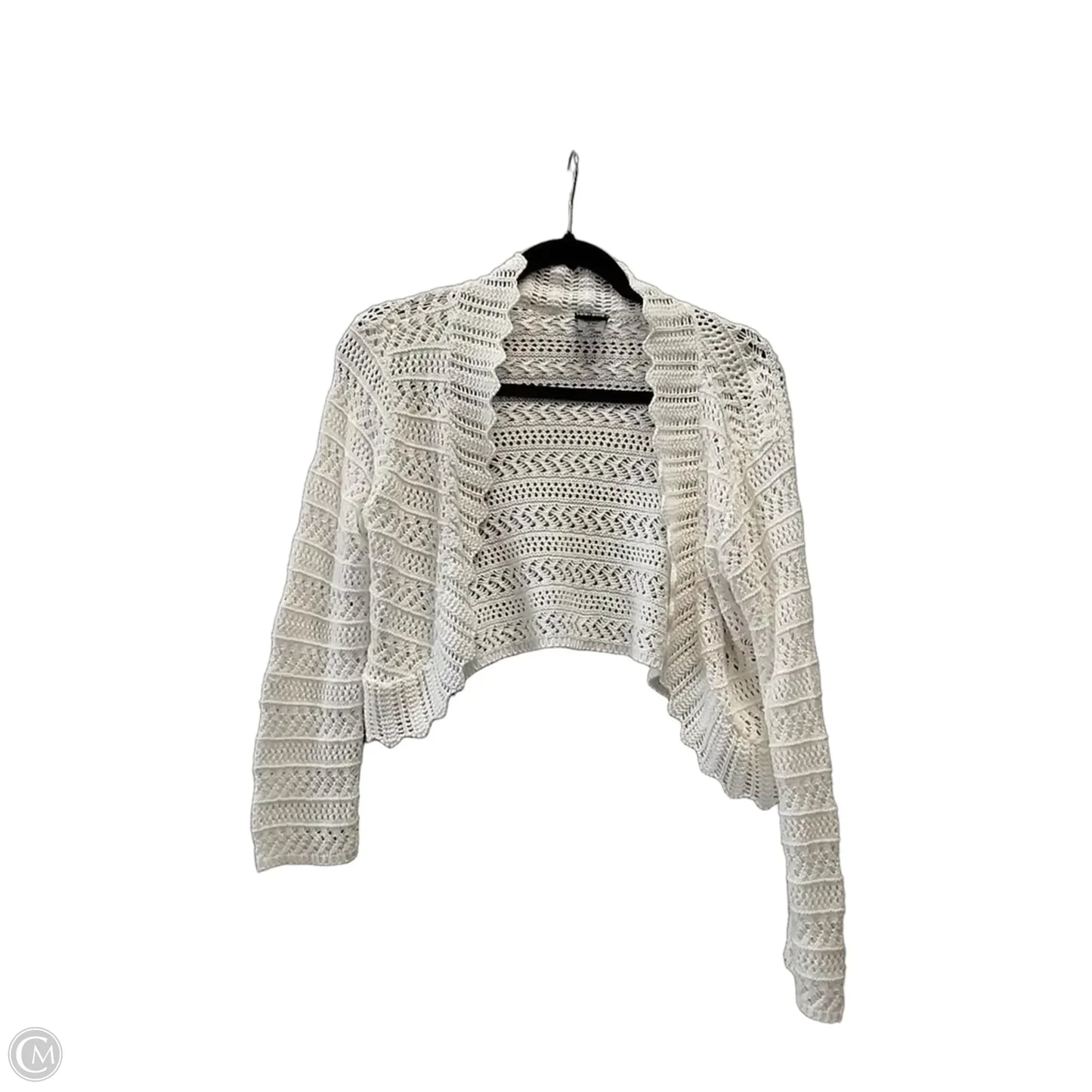 Shawl By Clothes Mentor In White, Size: S