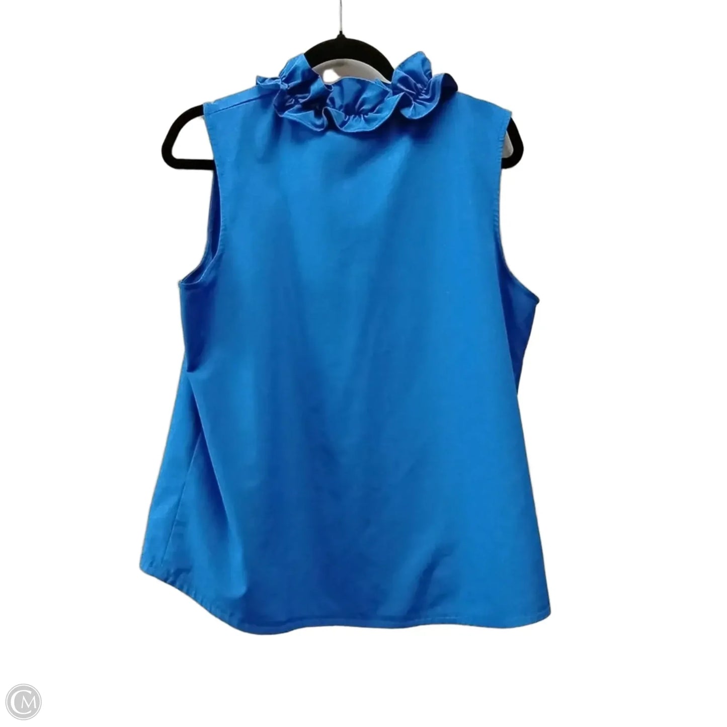 Blouse Sleeveless By Chicos In Blue, Size: L