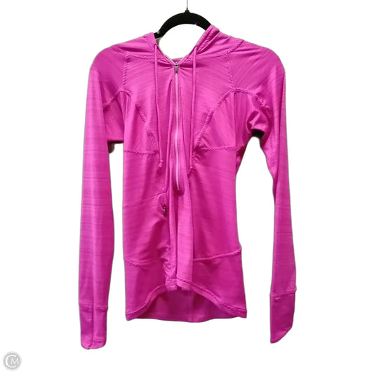 Athletic Jacket By Athleta In Pink, Size: S
