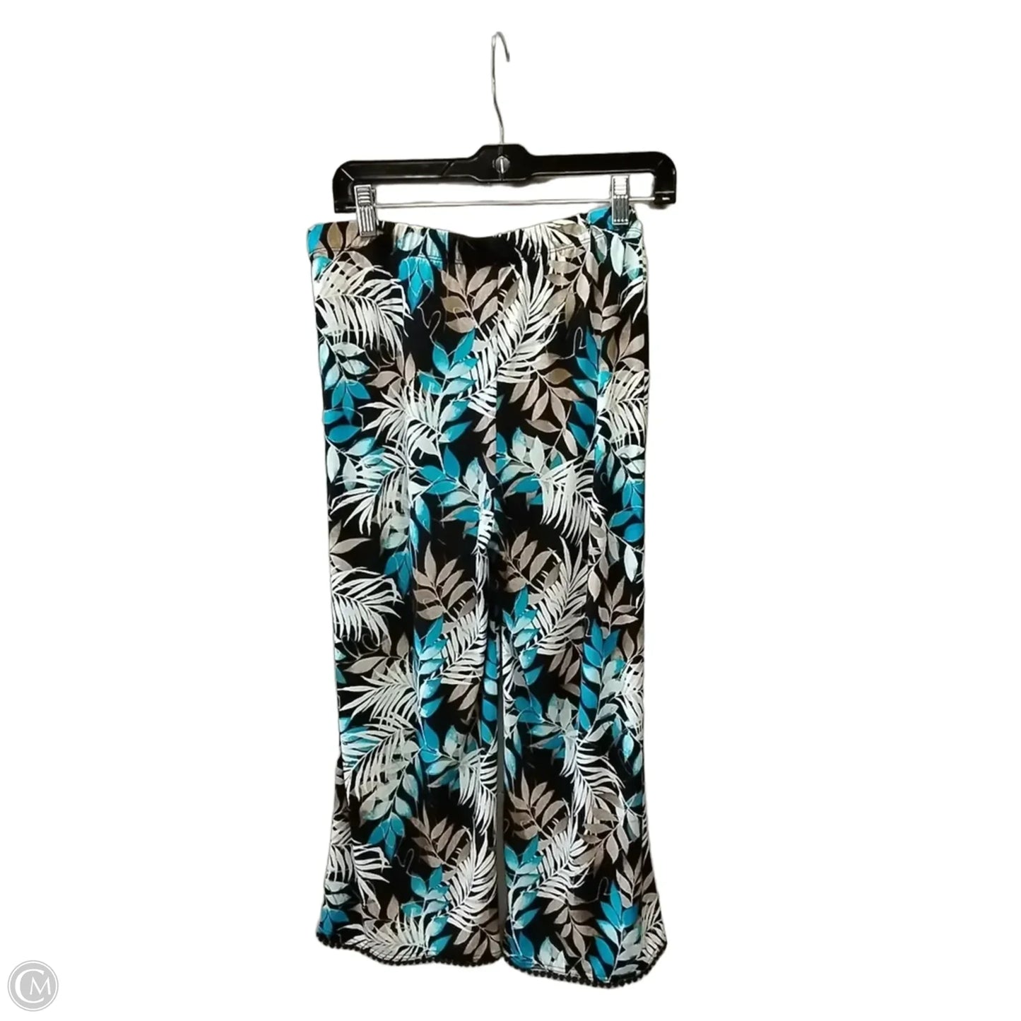 Pants Wide Leg By Chicos In Floral Print, Size: 10