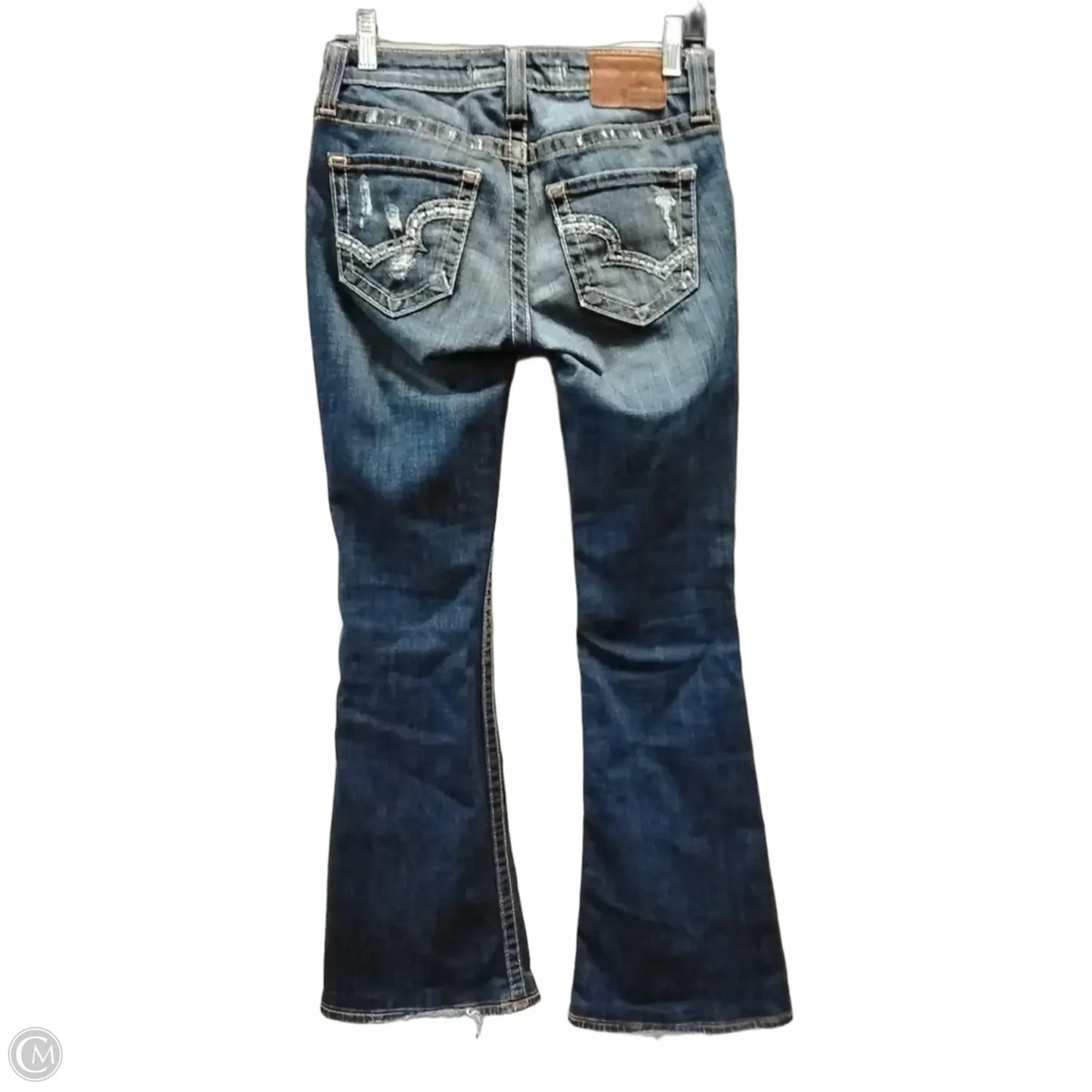 Jeans Flared By Big Star In Blue Denim, Size: 2l