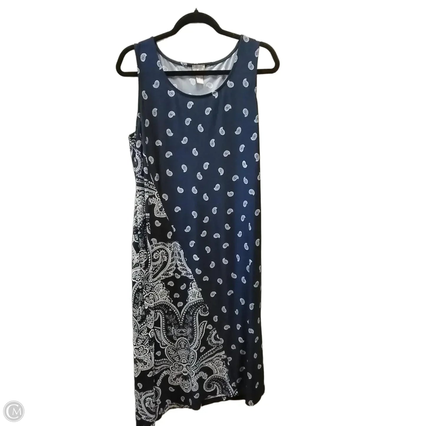 Dress Casual Maxi By Chicos In Paisley Print, Size: 12