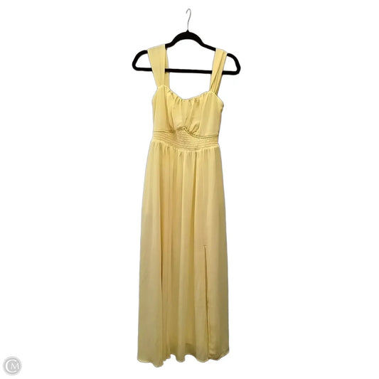 Dress Casual Maxi By Grace Karin In Yellow, Size: 6