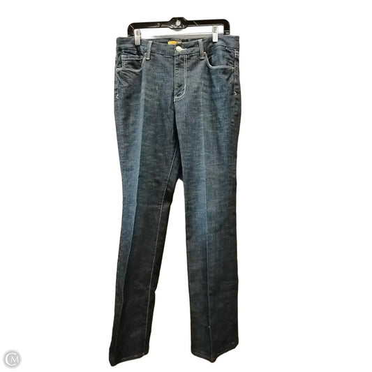 Jeans Boot Cut By Seven 7 In Blue Denim, Size: 12