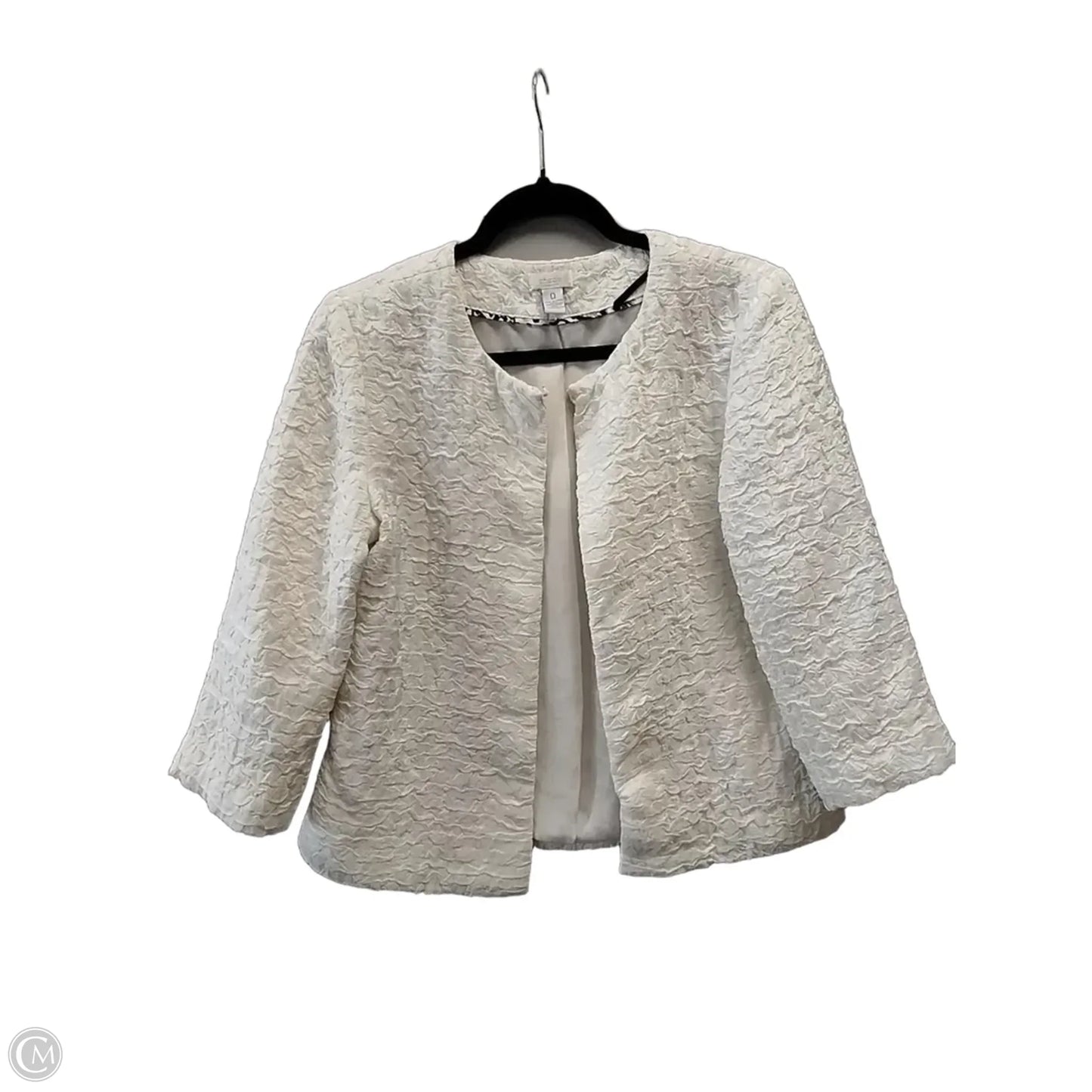 Blazer By Chicos In Ivory, Size: S
