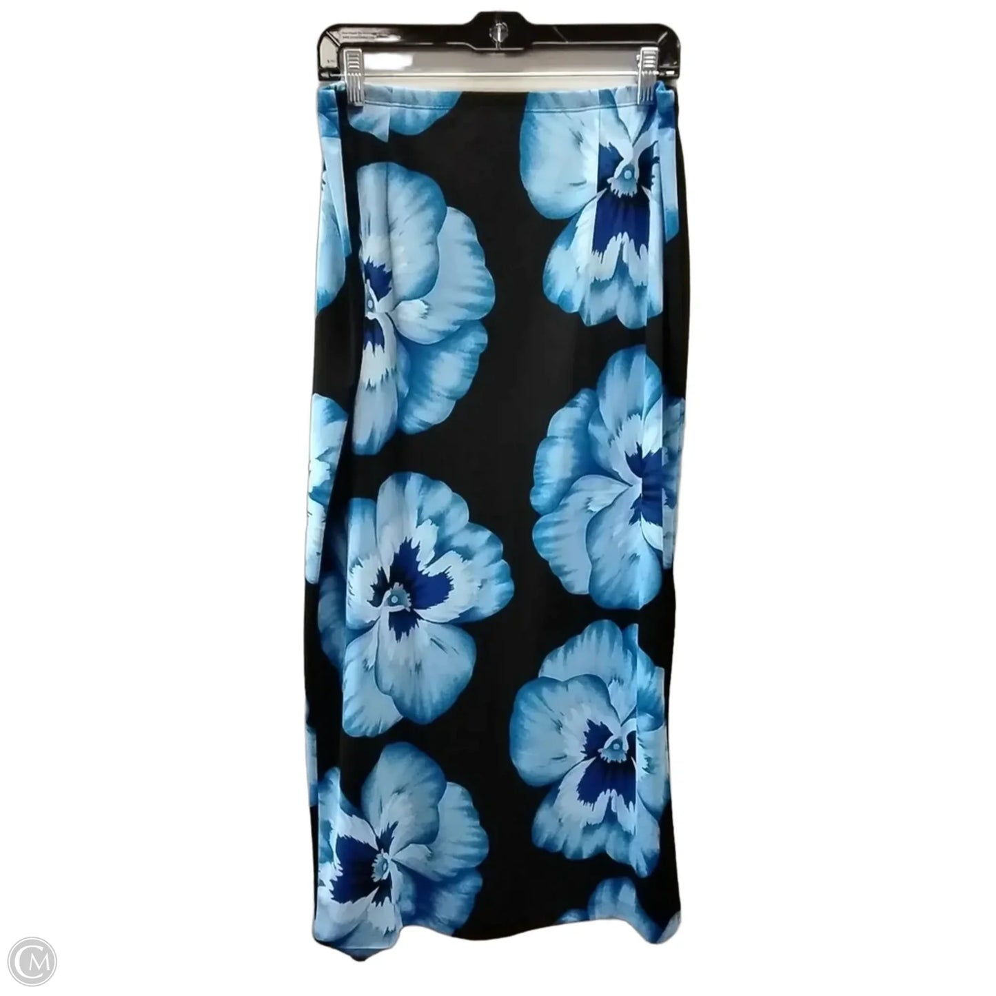 Skirt Maxi By Cmf In Black & Blue, Size: 16