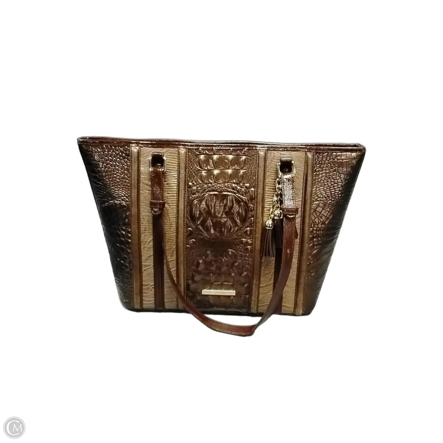 Handbag Designer By Brahmin, Size: Large