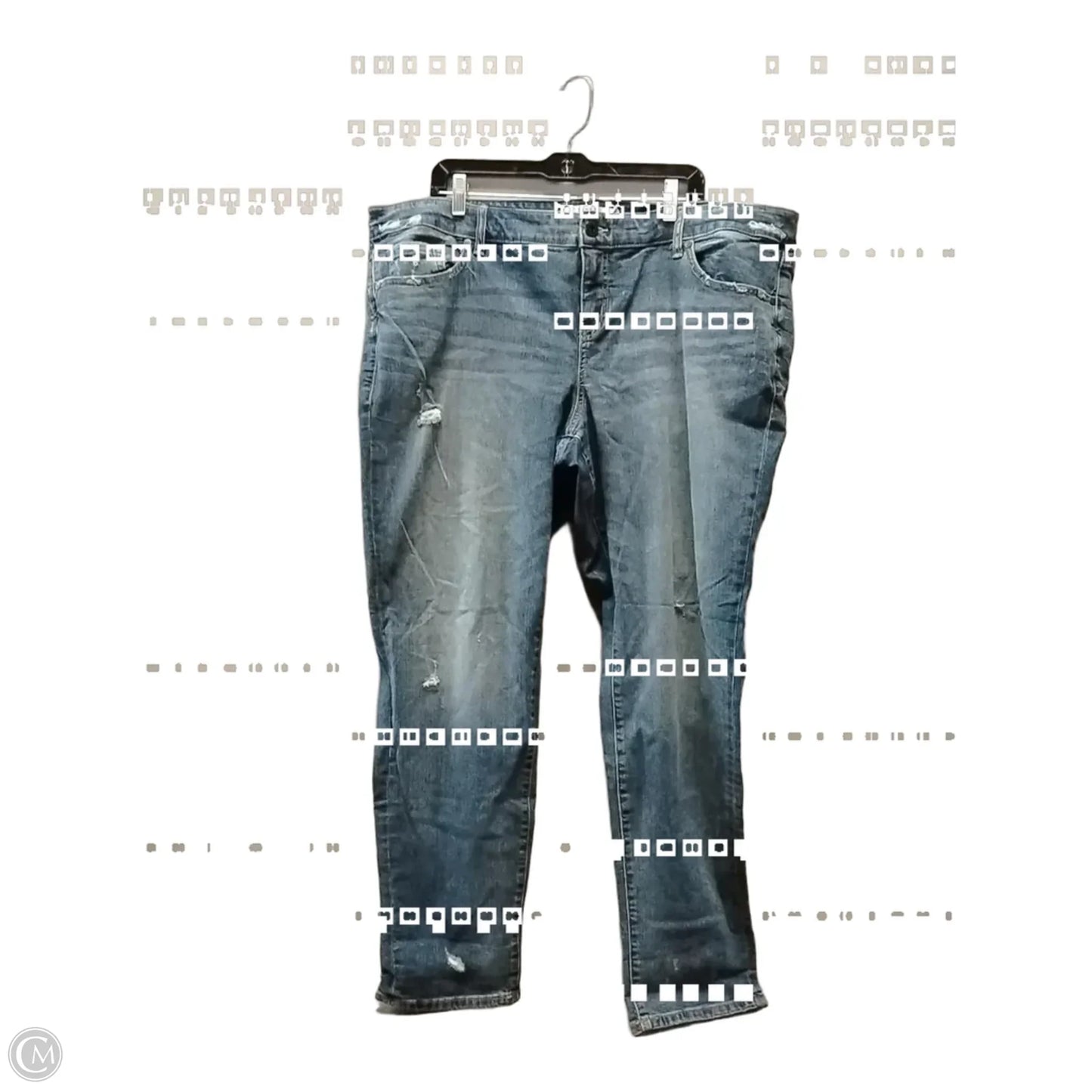 Jeans Boot Cut By Torrid In Blue Denim, Size: 24