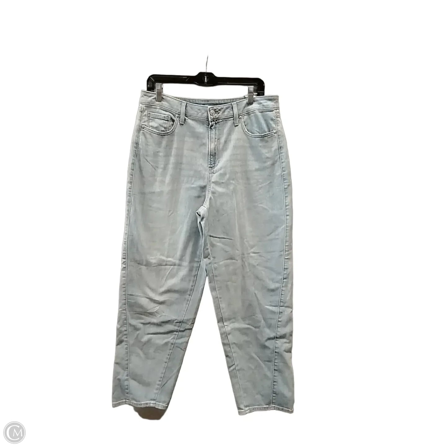 Jeans Wide Leg By Chicos In Blue Denim, Size: 10l