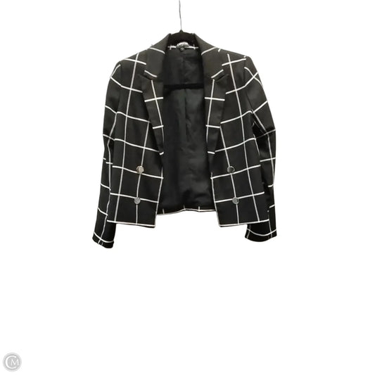 Blazer By Express In Checkered Pattern, Size: S