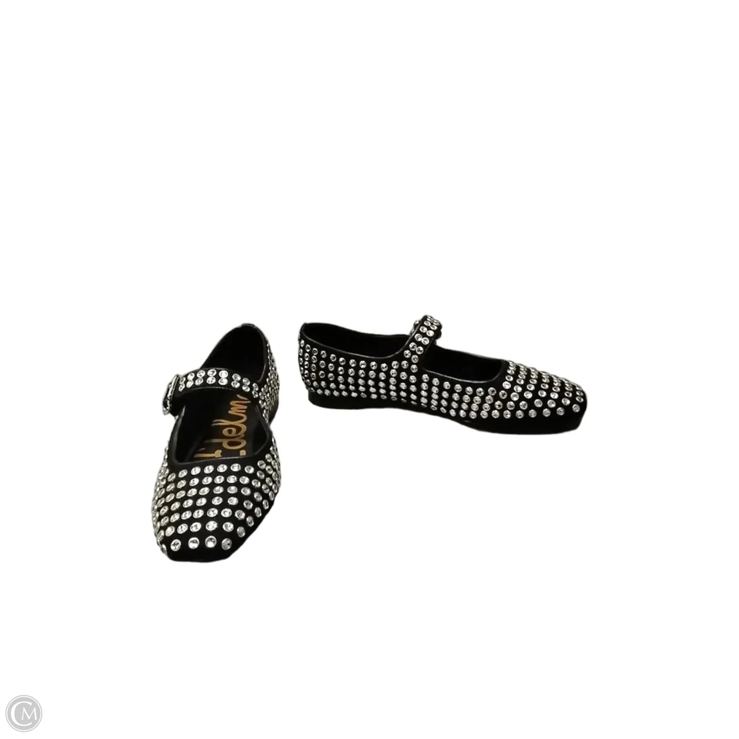 Shoes Flats By Sam Edelman In Black & Silver, Size: 6.5