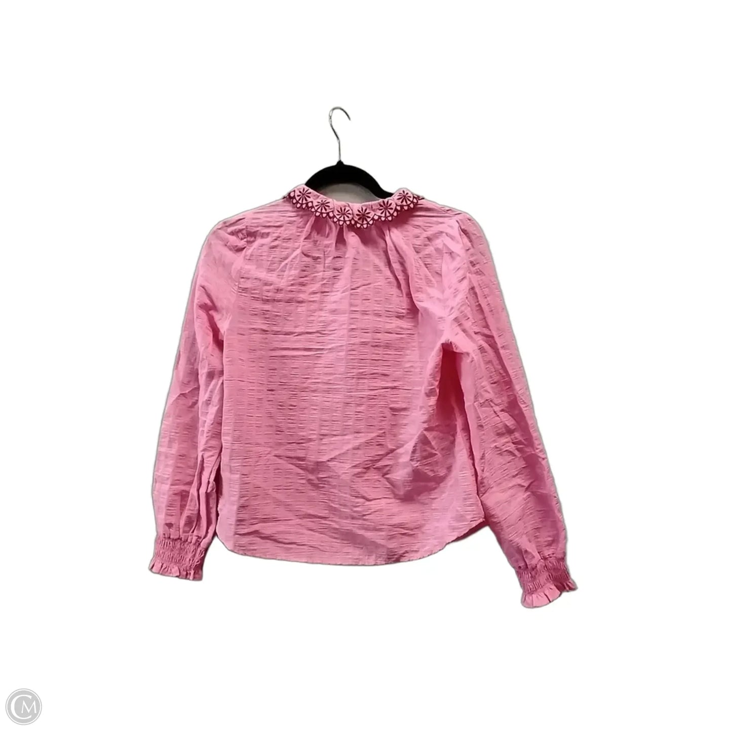 Blouse Long Sleeve By Talbots In Pink, Size: Sp