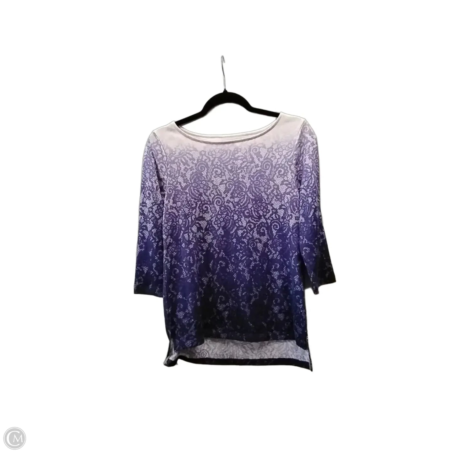Top Long Sleeve By Chicos In Purple, Size: S