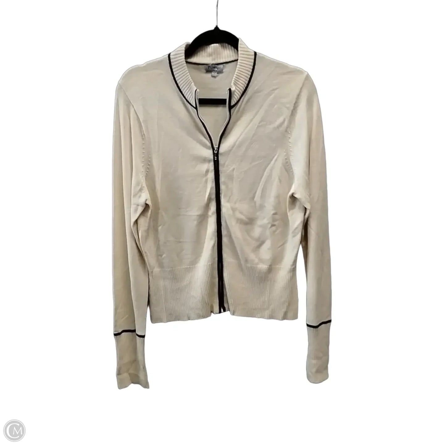 Sweater By Cme In Cream, Size: L